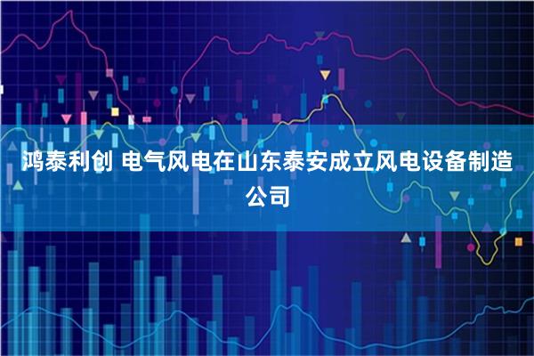鸿泰利创 电气风电在山东泰安成立风电设备制造公司